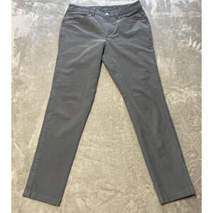 Lululemon ABC Pants Mens 30 Slim Fit Utilitech Gray 5 Pocket Stretch Reflective